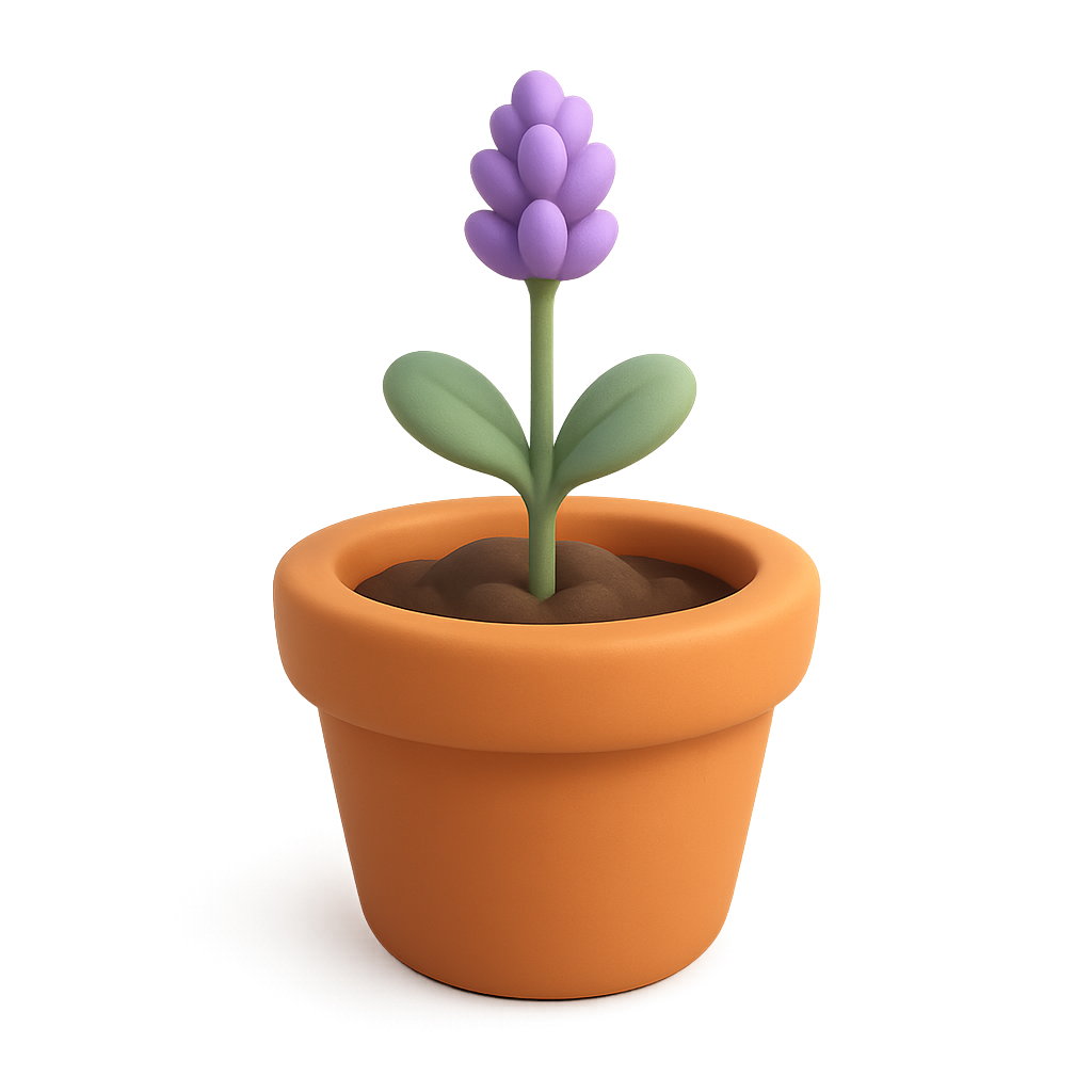 Lavender growth stage 2 of 6