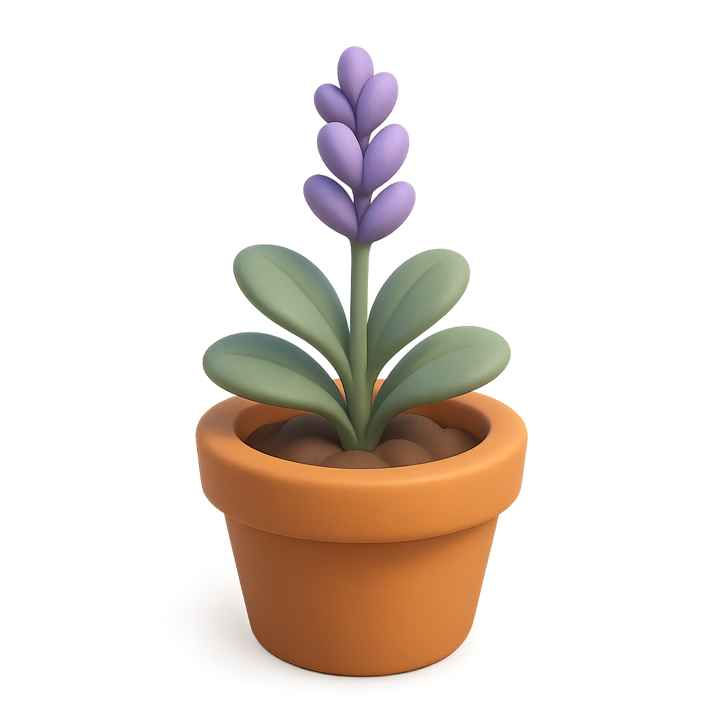 Lavender growth stage 3 of 6